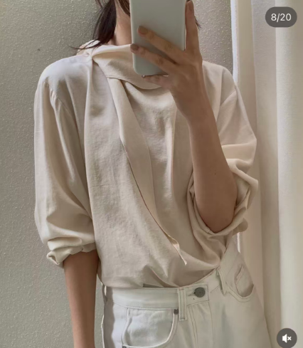 MIELLE-미엘르-OT東大門㊣代購女裝新品真品熱賣襯衫蕾絲衫MIELLE-미엘르-OT襯衫/蕾絲衫