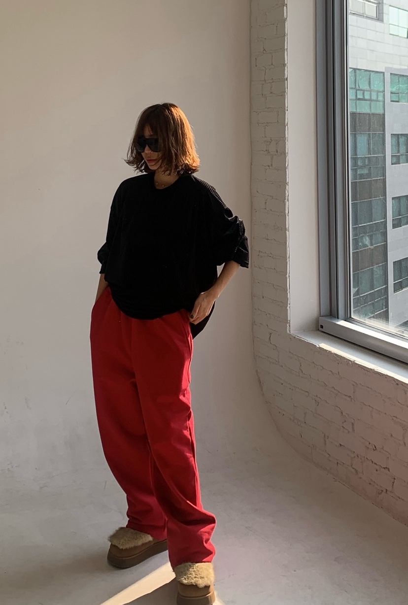 PARIS MATCH東大門㊣直郵女裝新品熱賣休閑25秋冬人氣休閑褲PARIS MATCH休閑褲