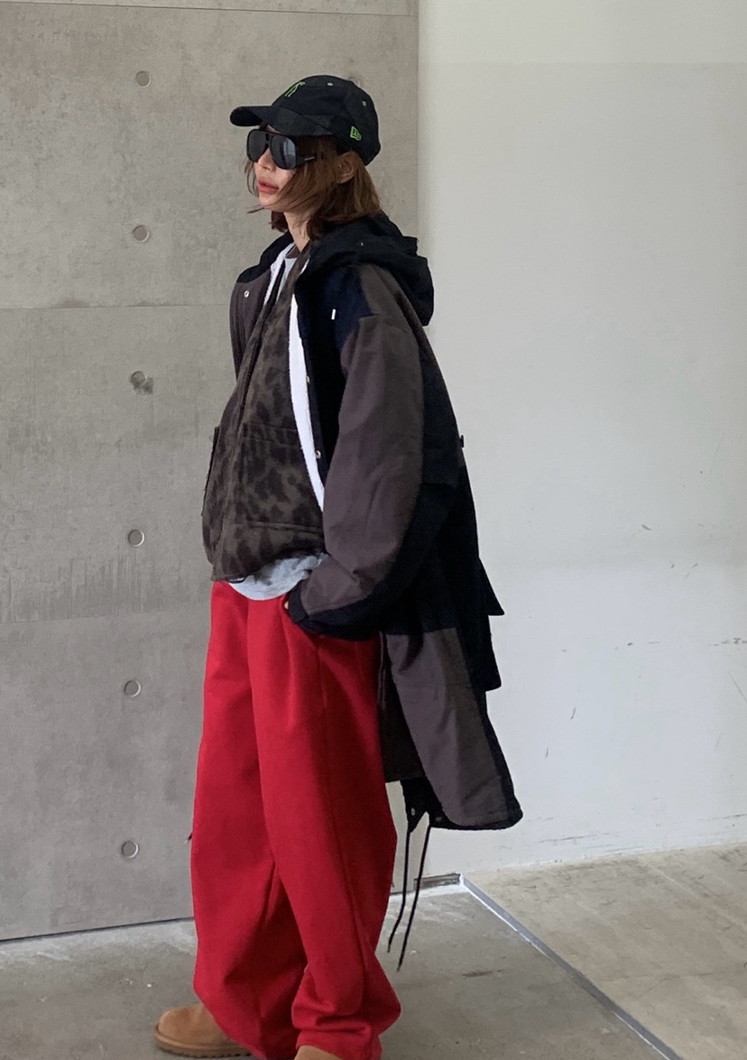 PARIS MATCH東大門㊣代購女裝新品職業休閑推薦中長款大衣PARIS MATCH中長款大衣