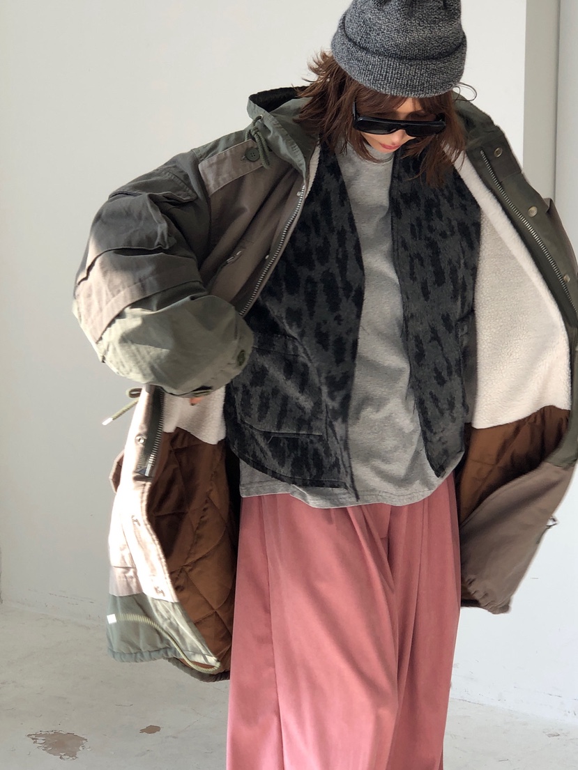 PARIS MATCH東大門㊣代購女裝新品職業休閑推薦中長款大衣PARIS MATCH中長款大衣