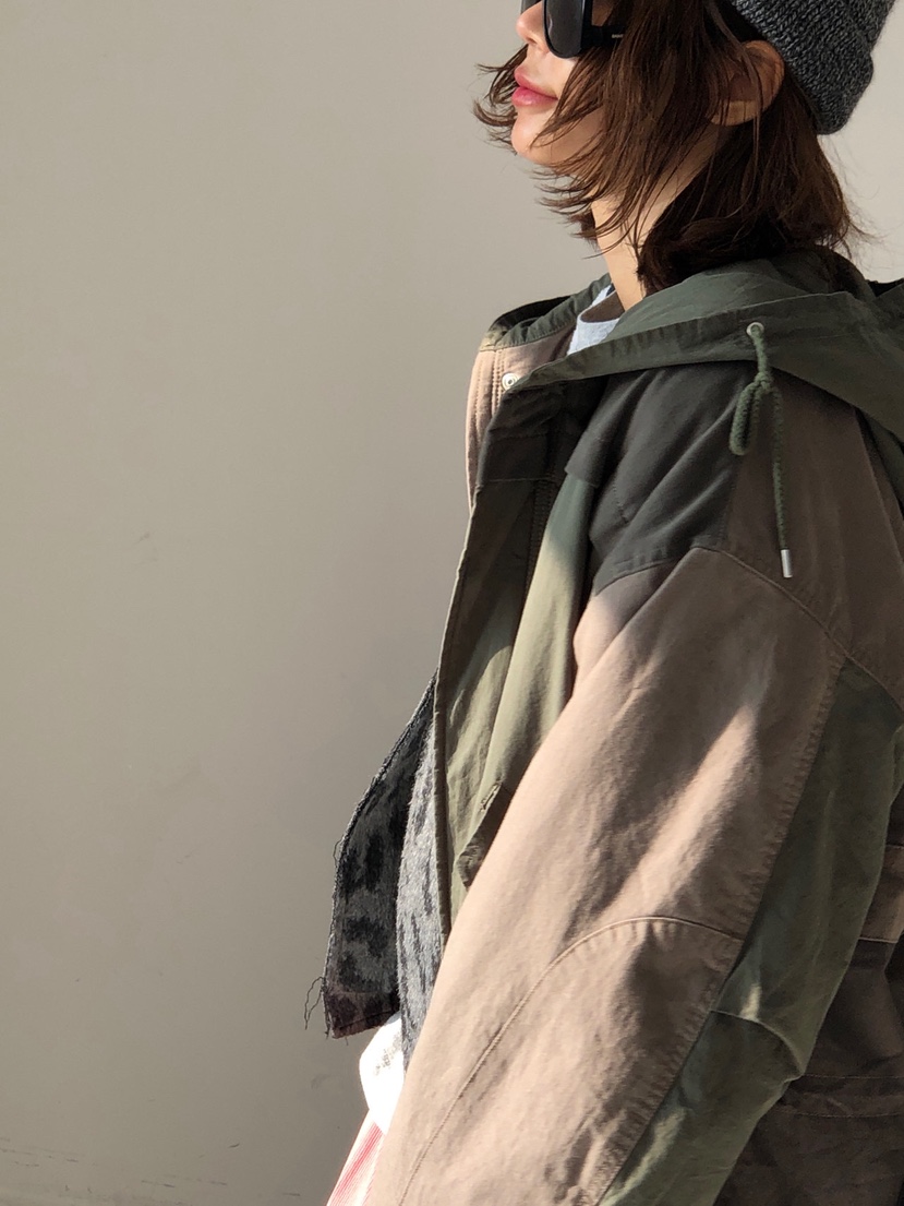 PARIS MATCH東大門㊣代購女裝新品職業休閑推薦中長款大衣PARIS MATCH中長款大衣