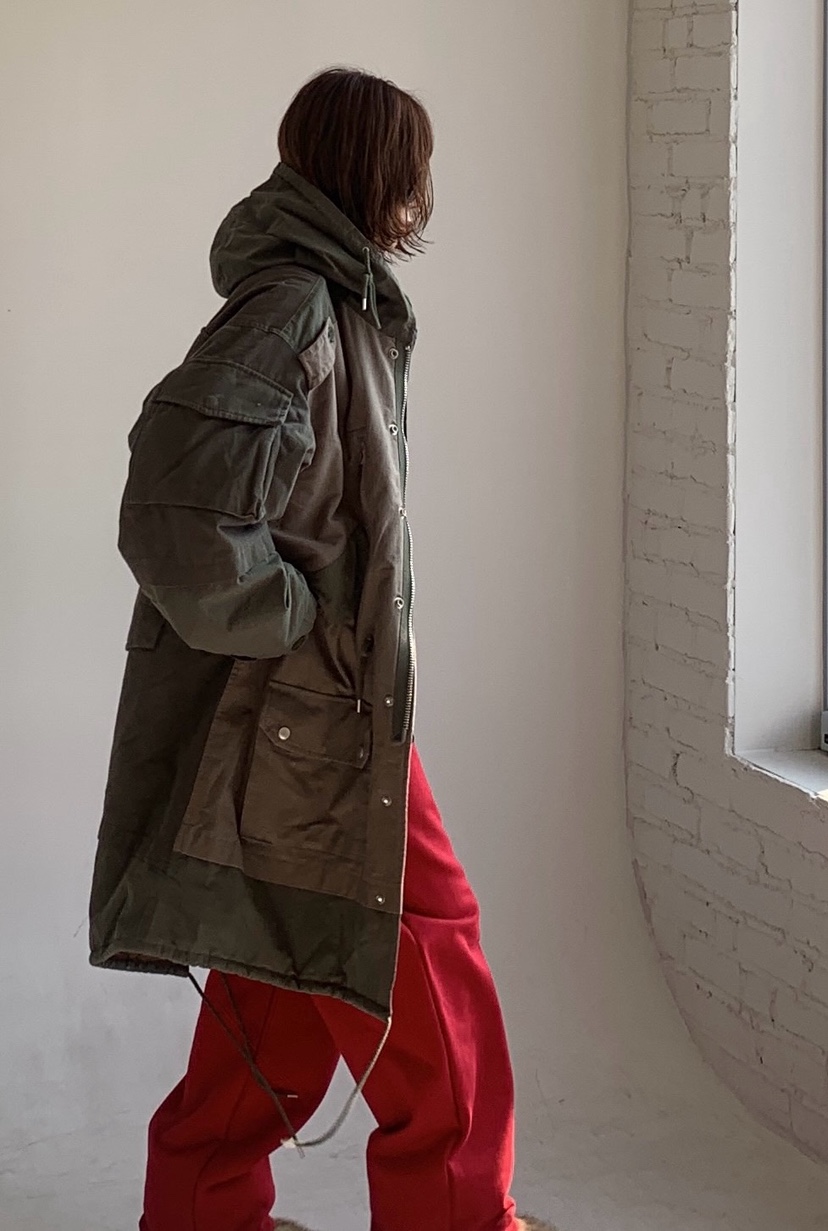 PARIS MATCH東大門㊣代購女裝新品職業休閑推薦中長款大衣PARIS MATCH中長款大衣