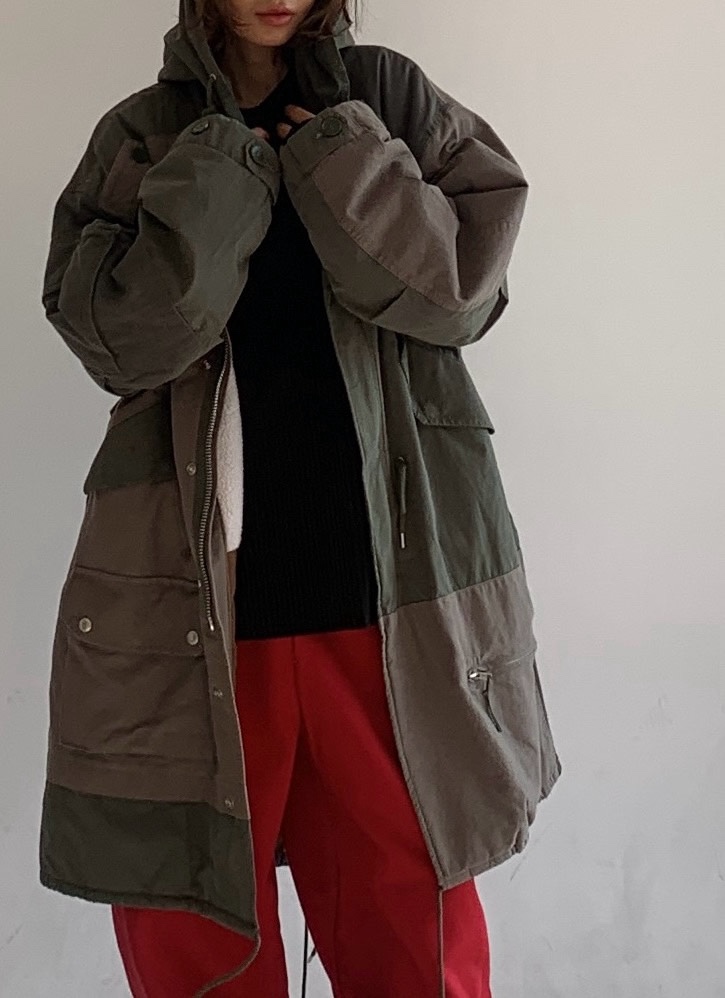 PARIS MATCH東大門㊣代購女裝新品職業休閑推薦中長款大衣PARIS MATCH中長款大衣