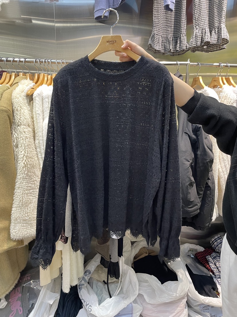 MENDL S韓國代購㊣女裝新款推薦熱賣職業時尚人氣休閑針織衫MENDL S針織衫圖色2