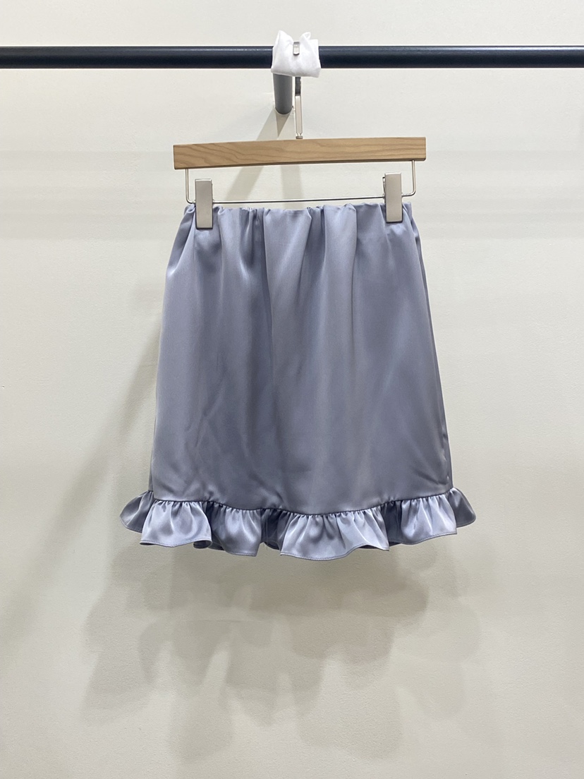 PERSON韓國直郵㊣女裝新品25秋冬推薦休閑職業時尚短裙緞面PERSON短裙