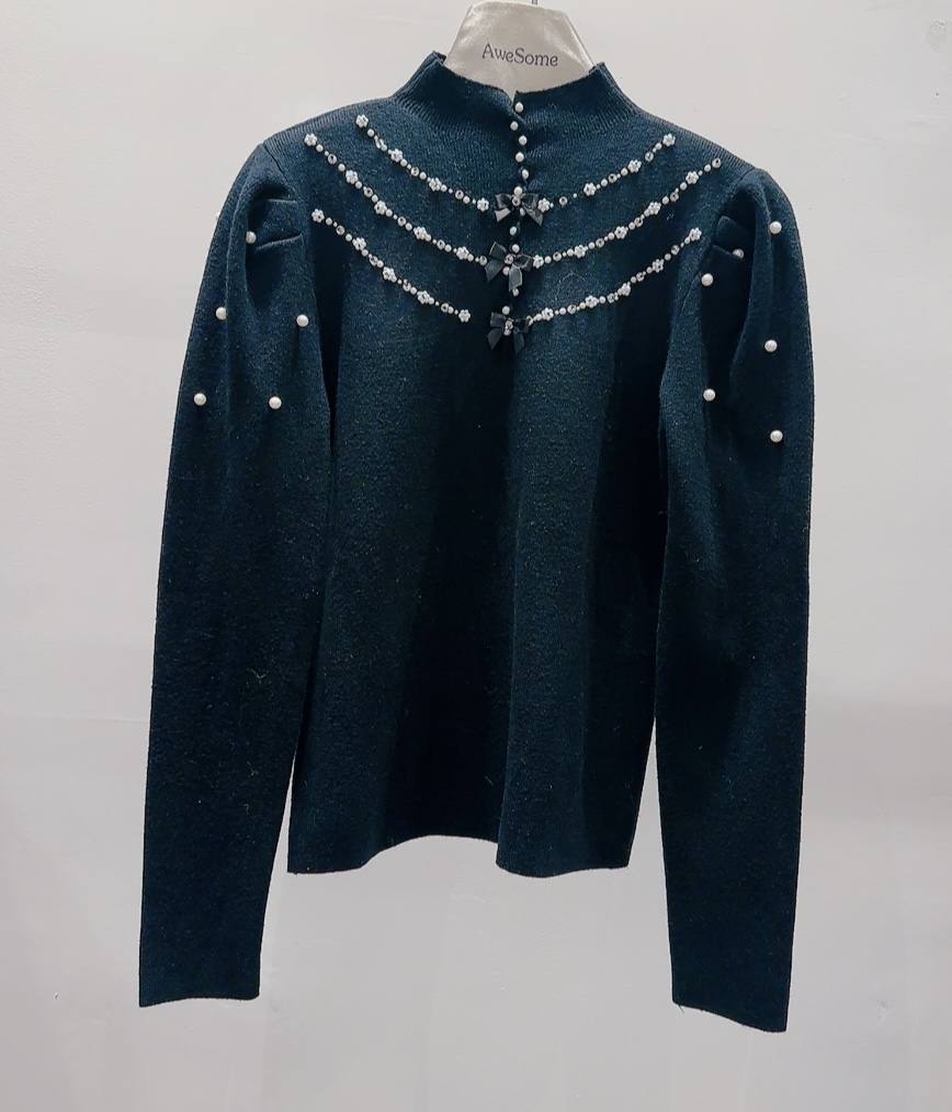 AWESOME-P韓國直郵㊣女士新品時尚推薦熱賣休閑人氣針織衫AWESOME-P針織衫圖色2