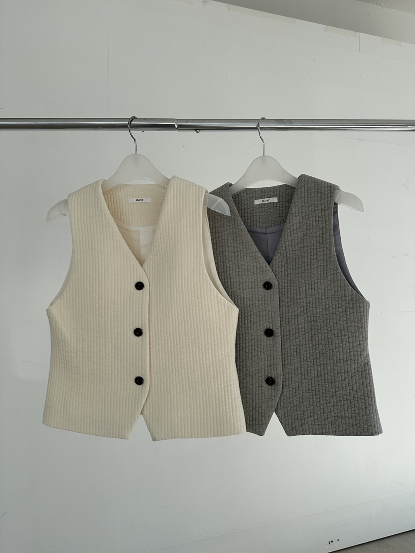 MAINT東大門㊣代購女裝新款推薦25秋冬人氣熱賣時尚馬甲絎縫MAINT馬甲