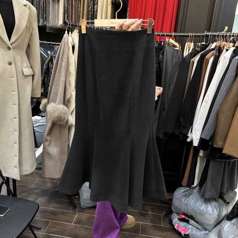 HERISH-HAUTE韓國直郵㊣女士新款推薦熱賣休閑25秋冬職業長裙HERISH-HAUTE長裙圖色3