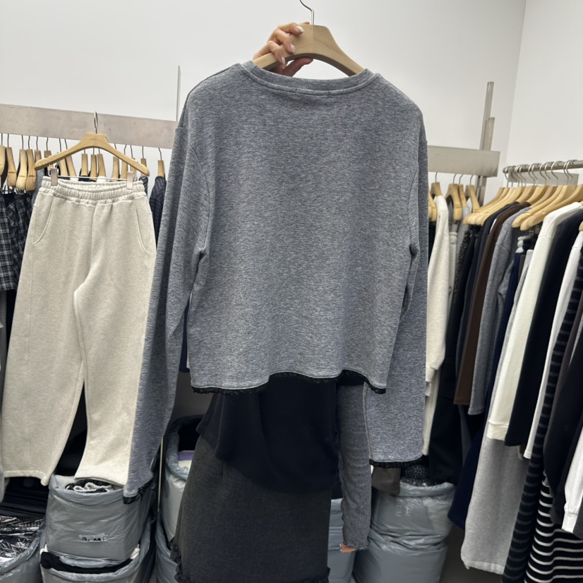 SPECIAL東大門㊣直郵女裝新款時尚25秋冬職業休閑推薦長袖T恤SPECIAL長袖T恤