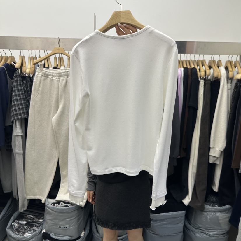 SPECIAL韓國代購㊣女士新款休閑時尚熱賣25秋冬職業長袖T恤SPECIAL長袖T恤