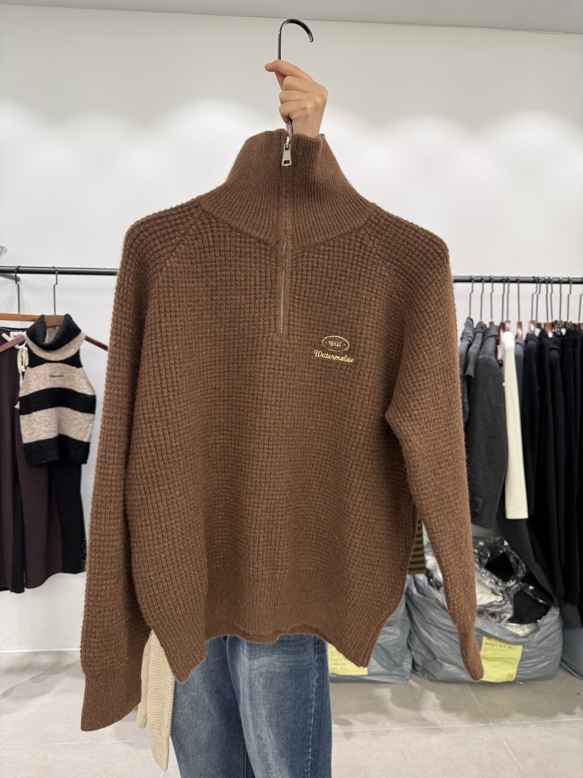 WATERMELON韓國直郵㊣女士新品推薦時尚人氣休閑熱賣職業毛衣WATER MELON毛衣圖色4