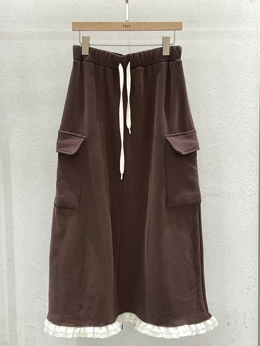 FIZZ東大門㊣實拍女士新品推薦熱賣職業時尚25秋冬休閑長裙FIZZ長裙圖色2