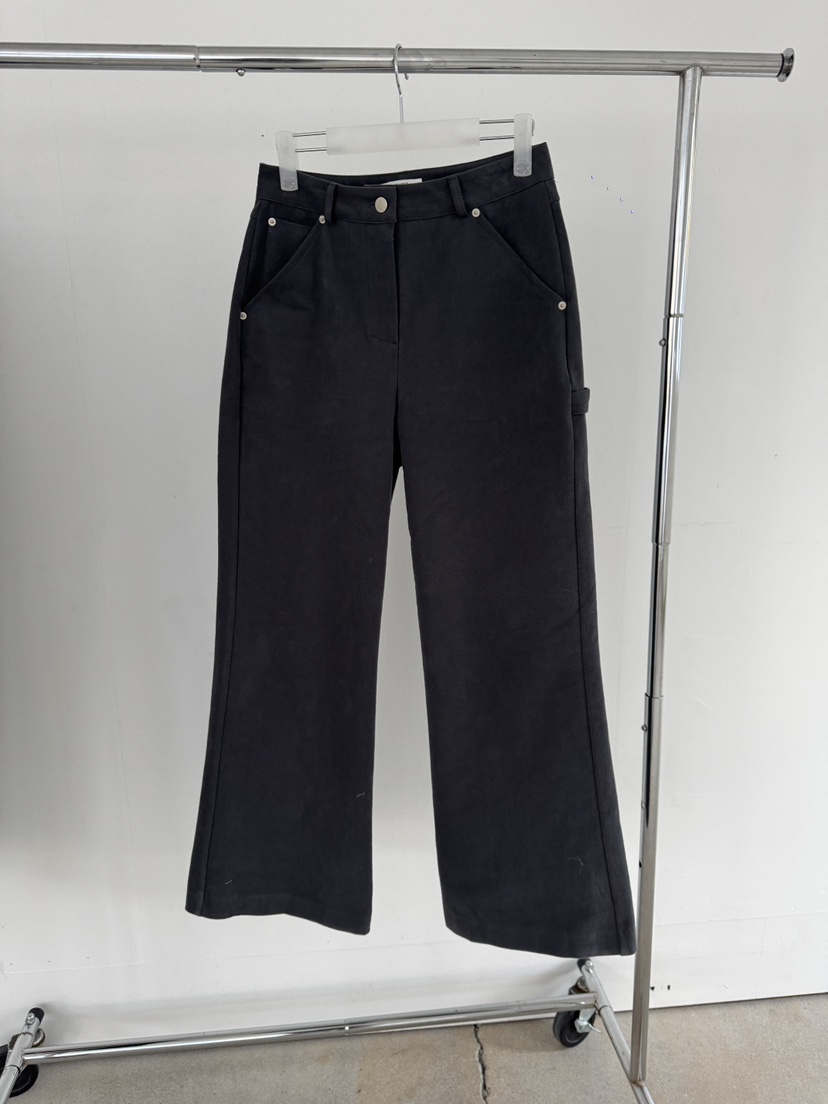 MAINT東大門㊣實拍女士新款熱賣人氣職業時尚25秋冬休閑褲加絨MAINT休閑褲圖色1黑色