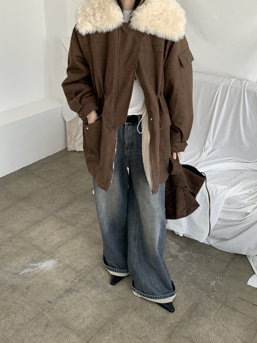 RIVER RAIN東大門㊣代購女裝新款休閑職業熱賣夾克羊毛保暖RIVER RAIN夾克