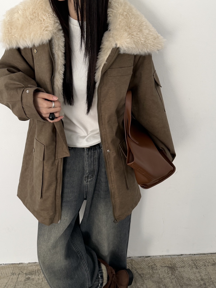 RIVER RAIN東大門㊣代購女裝新款休閑職業熱賣夾克羊毛保暖RIVER RAIN夾克