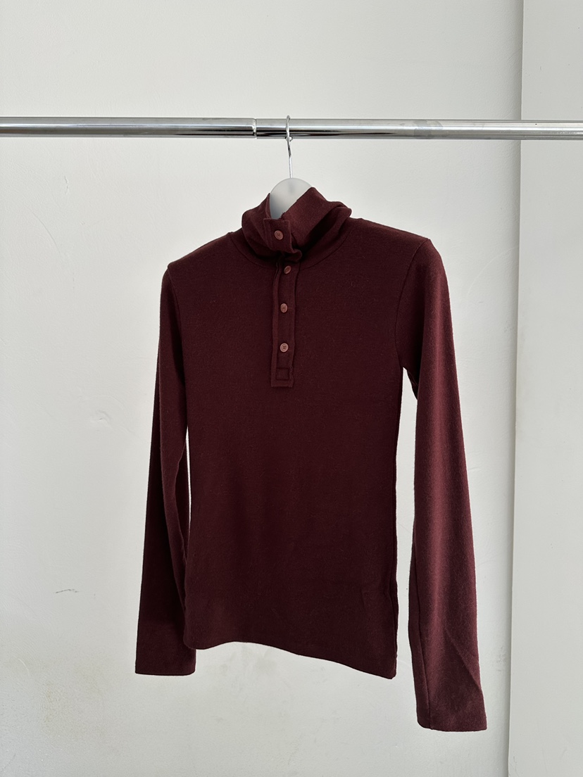 MAINT東大門㊣直郵女士新款推薦職業人氣休閑時尚長袖T恤紐扣MAINT長袖T恤圖色4