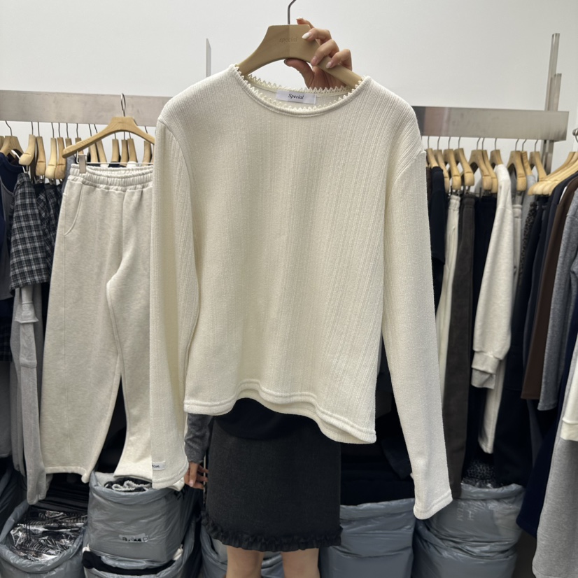 SPECIAL韓國直郵㊣女士新款人氣時尚推薦休閑熱賣25秋冬長袖T恤SPECIAL長袖T恤圖色4