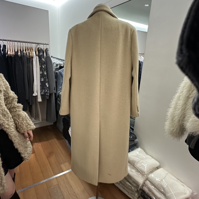 NAVE韓國代購㊣女士新品職業人氣推薦休閑時尚熱賣中長款大衣NAVE中長款大衣