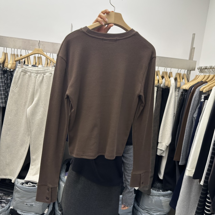 SPECIAL韓國代購㊣女士新品25秋冬休閑職業熱賣時尚長袖T恤SPECIAL長袖T恤