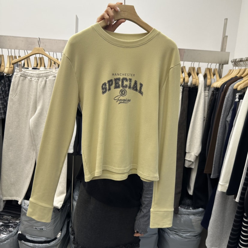 SPECIAL韓國代購㊣女士新品25秋冬休閑職業熱賣時尚長袖T恤SPECIAL長袖T恤圖色6