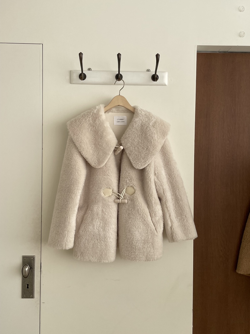 JOURNEY韓國代購㊣女士新款休閑推薦熱賣職業人氣時尚短款大衣JOURNEY短款大衣圖色1