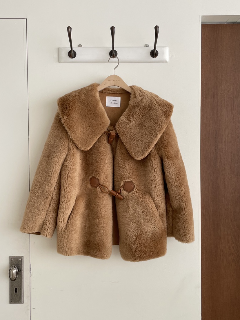 JOURNEY韓國代購㊣女士新款休閑推薦熱賣職業人氣時尚短款大衣JOURNEY短款大衣圖色2