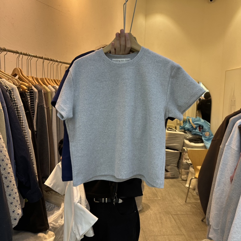 AND FLOYD韓國代購㊣女裝新品熱賣25秋冬職業人氣時尚休閑T恤stunning and FloydT恤圖色3