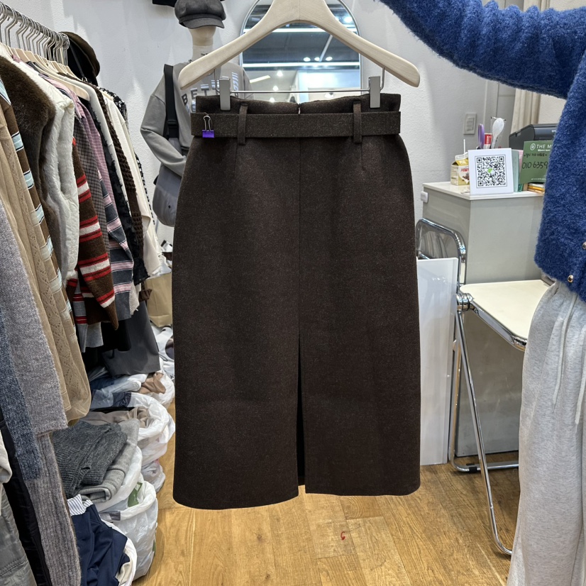 THE MOST-Q東大門㊣代購女裝新品時尚推薦職業熱賣休閑長裙THE MOST長裙