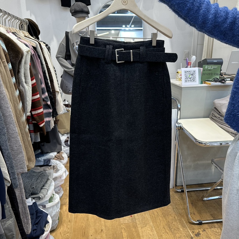 THE MOST-Q東大門㊣代購女裝新品時尚推薦職業熱賣休閑長裙THE MOST長裙圖色2