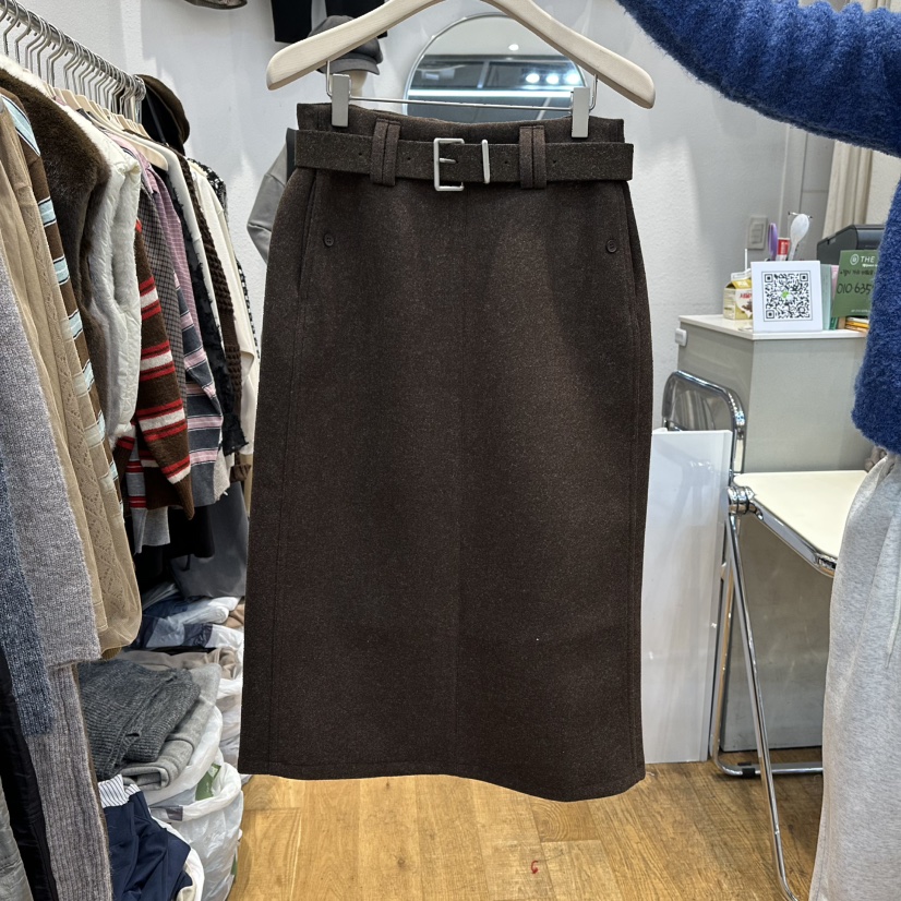 THE MOST-Q東大門㊣代購女裝新品時尚推薦職業熱賣休閑長裙THE MOST長裙圖色3