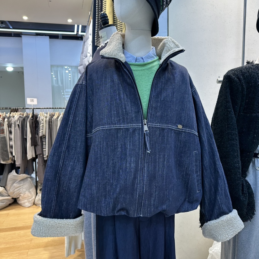 TARA東大門㊣實拍女裝新品休閑熱賣人氣25秋冬推薦職業夾克TARA夾克圖色1