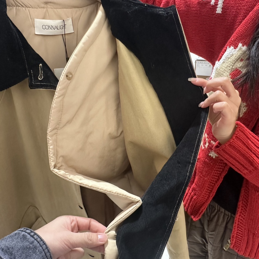 CONNAUGHT東大門㊣直郵女士新款25秋冬職業推薦熱賣時尚夾克CONNAUGHT夾克