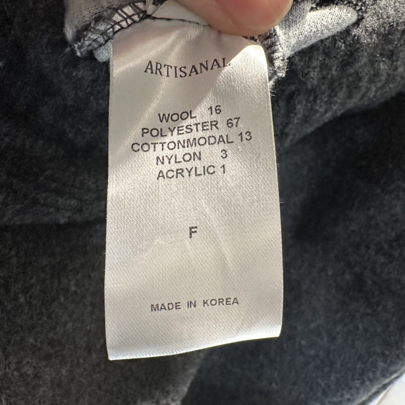 ARTISANAL東大門㊣直郵女裝新品25秋冬休閑時尚人氣休閑褲羊毛ARTISANAL休閑褲