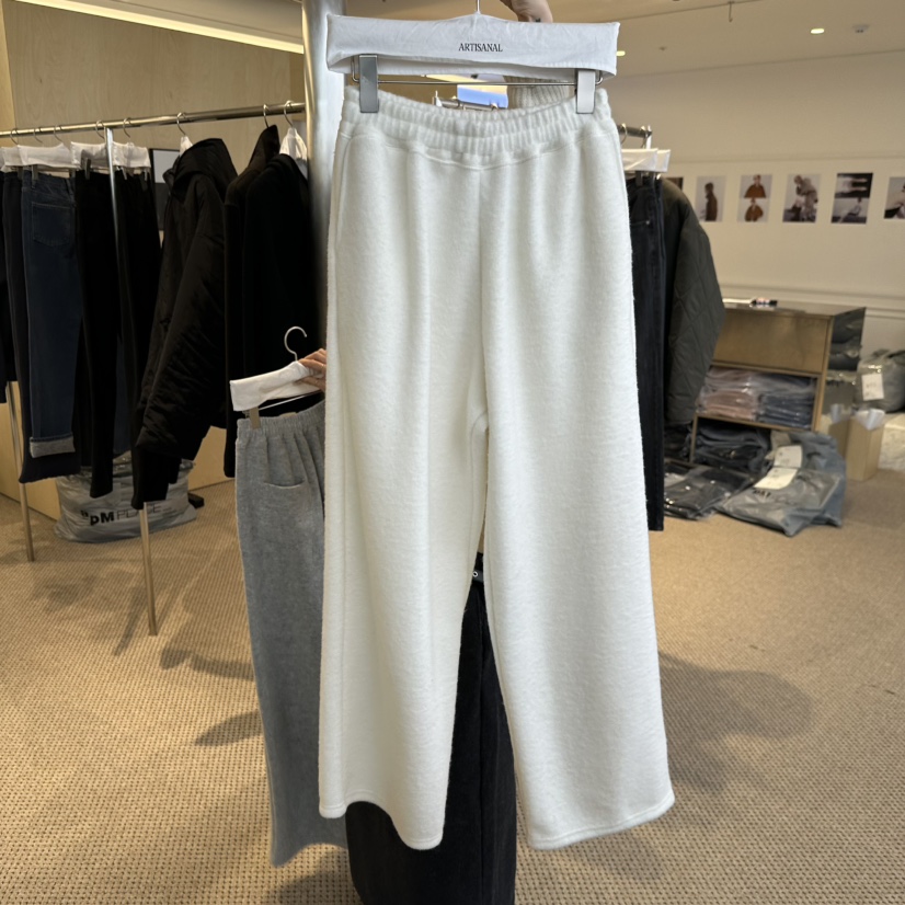 ARTISANAL東大門㊣直郵女裝新品25秋冬休閑時尚人氣休閑褲羊毛ARTISANAL休閑褲圖色1白色