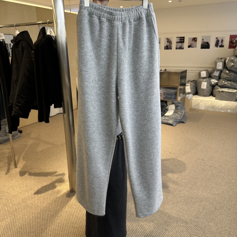 ARTISANAL東大門㊣直郵女裝新品25秋冬休閑時尚人氣休閑褲羊毛ARTISANAL休閑褲圖色2灰色