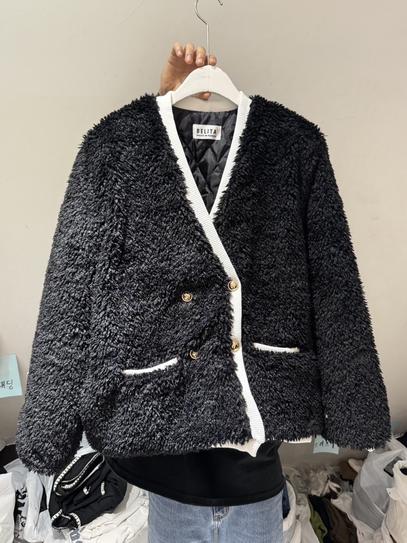 BELITA-L東大門㊣直郵女士新款時尚推薦職業人氣休閑夾克毛皮BELITA-L夾克圖色2