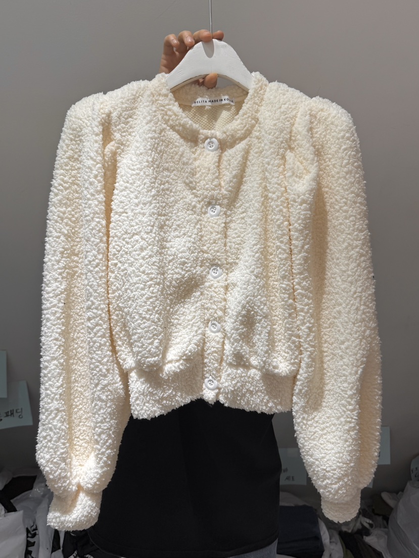 BELITA-L韓國直郵㊣女裝新品熱賣推薦休閑25秋冬夾克羊毛衫BELITA-L夾克圖色1