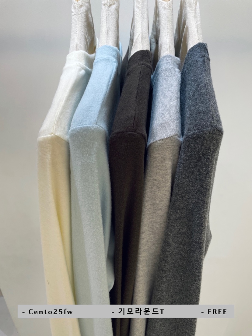 CENTO東大門㊣代購女士新品休閑推薦職業人氣25秋冬長袖T恤CENTO長袖T恤