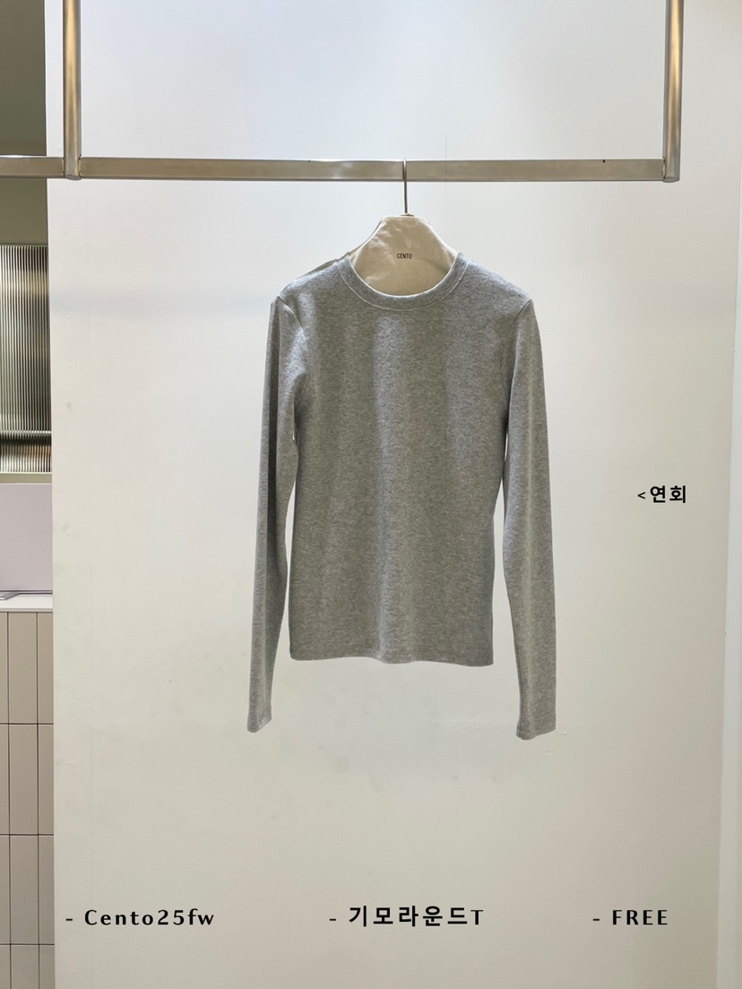 CENTO東大門㊣代購女士新品休閑推薦職業人氣25秋冬長袖T恤CENTO長袖T恤圖色4
