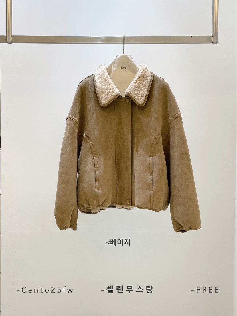CENTO東大門㊣實拍女士新品25秋冬職業熱賣休閑推薦人氣夾克CENTO夾克圖色1