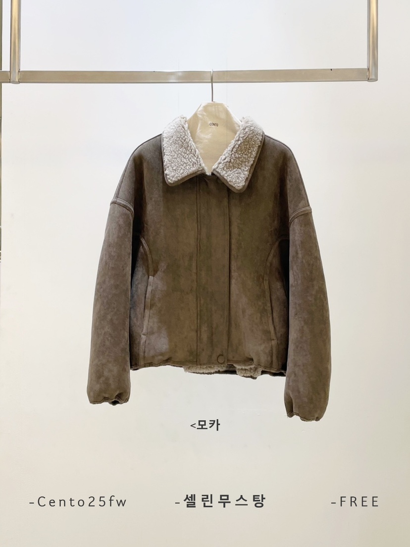 CENTO東大門㊣實拍女士新品25秋冬職業熱賣休閑推薦人氣夾克CENTO夾克圖色2