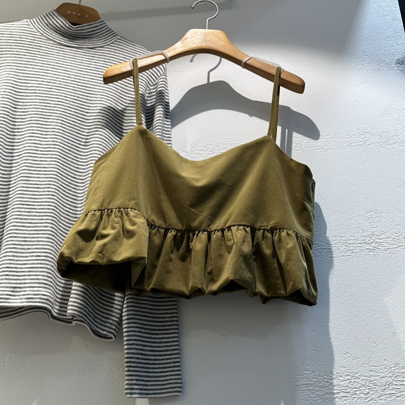 MODS-Q東大門㊣代購女裝新品推薦時尚人氣休閑25秋冬吊帶背心MODS-Q吊帶/背心圖色1