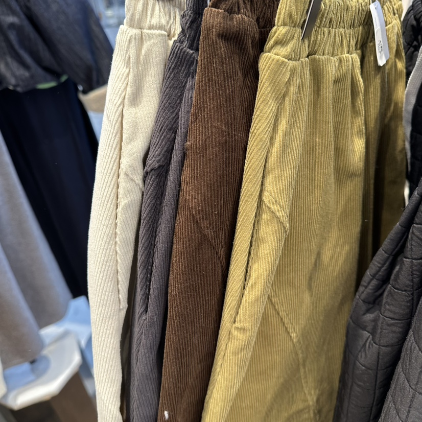 TARA東大門㊣直郵女裝新品時尚人氣25秋冬休閑推薦長裙燈芯絨TARA長裙