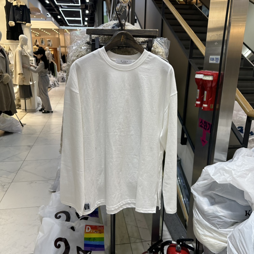 A2/D2韓國代購㊣女裝新款25秋冬職業熱賣休閑人氣時尚長袖T恤A2/D2長袖T恤圖色1