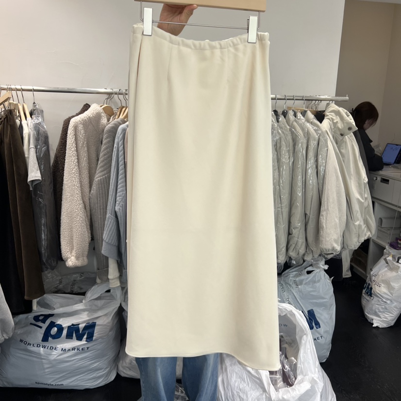 TAFFETA韓國直郵㊣女裝新品25秋冬人氣推薦半身裙中短裙麂皮TAFFETA半身裙/中短裙圖色2