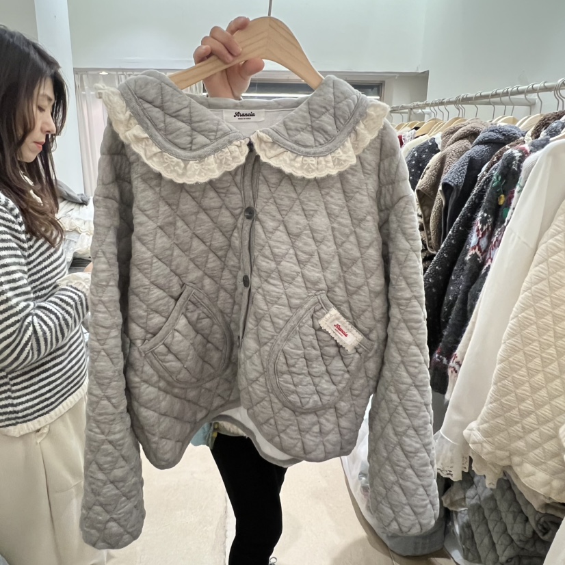 ARANCIA東大門㊣代購女士新品職業推薦熱賣25秋冬短款棉服絎縫棉ARANCIA短款棉服圖色1