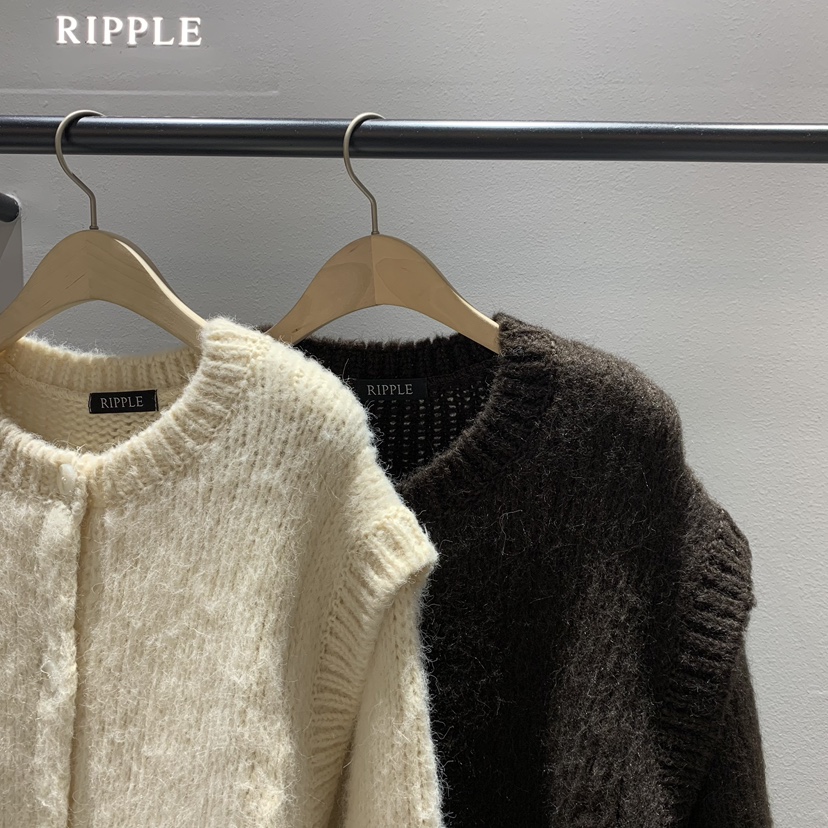 RIPPLE東大門㊣實拍女士新品人氣時尚推薦熱賣休閑針織衫開衫RIPPLE針織衫