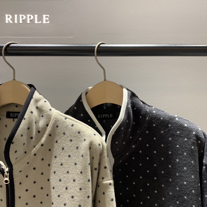 RIPPLE韓國代購㊣女士新品職業時尚推薦25秋冬熱賣夾克拉鏈RIPPLE夾克