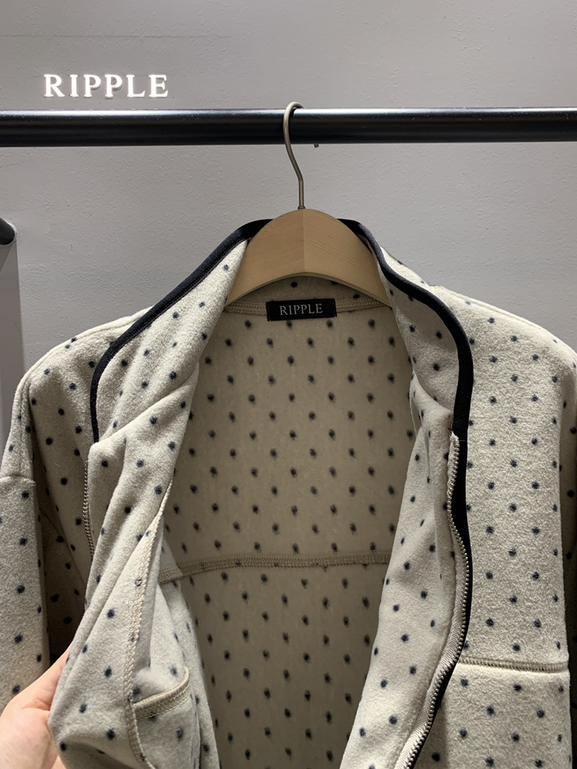RIPPLE韓國代購㊣女士新品職業時尚推薦25秋冬熱賣夾克拉鏈RIPPLE夾克