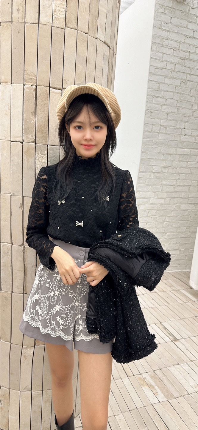 YARD東大門㊣實拍女士新款推薦時尚休閑25秋冬熱賣襯衫蕾絲衫YARD襯衫/蕾絲衫